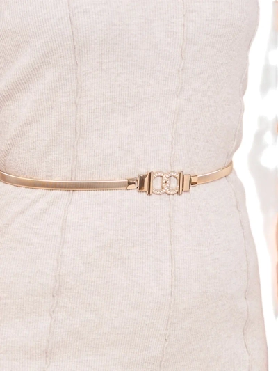 Aurelia Roma – Золотой тонкий женский металлический ремешок с декоративной пряжкой