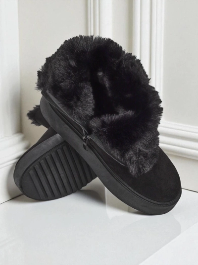 Royalfashion Krótkie buty a'la śniegowce damskie Winter Crest