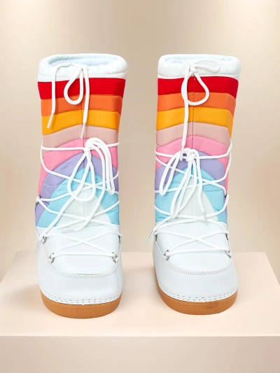 Royalfashion Women's snow boot-style shoes Tencce