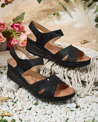 Royalfashion Women's Obbiave low-heeled sandals