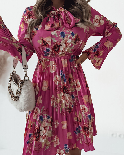 Женское цветочное мини-платье Royalfashion