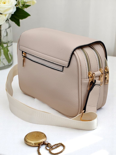 Royal Fashion Small Women's Eco-Leather Handbag with 2 Compartments