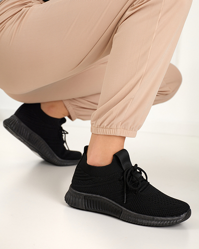 Black Merisal Women's Sports Shoes - Footwear