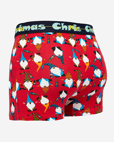 Royalfashion Red men's Christmas boxers