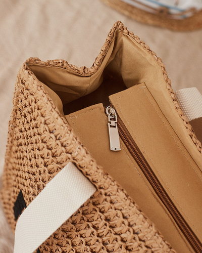 Royalfashion Large women's straw handbag