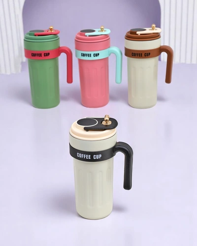 Royalfashion Thermal mug with a spout and temperature sensor Coffee Mug