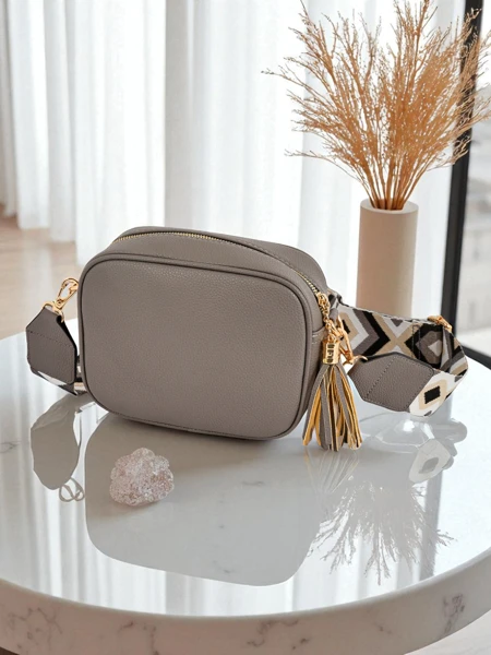 Royalfashion Small Women's Eco-Leather Handbag with Colorful Strap Kovi Lace