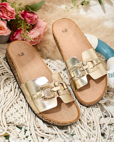 Royalfashion Sieviešu Torrota flip-flops ar plakanu zoli