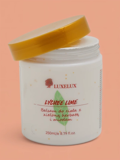 Luxelux LIČI LIMONĀDE Ķermeņa balzams ar zaļo tēju un medu 250 ml