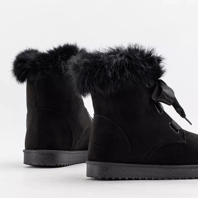 Женские зимние ботинки OUTLET Black от Ritalo - Обувь