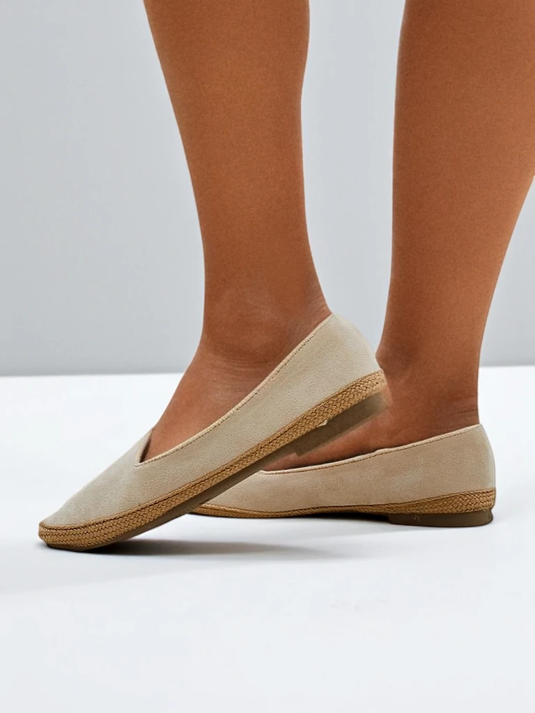 Royalfashion Sieviešu ekoloģiskā zamšāda espandrilles Emmeno