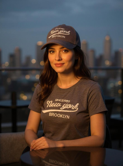 Royalfashion cepure ar nagu New York Brooklyn Unisex