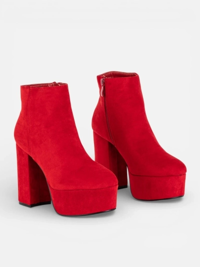 Red Allia high stiletto boots - Footwear