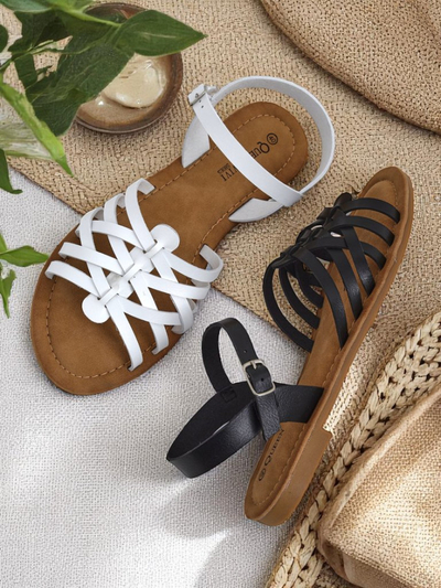 Royal Fashion Women's Livia sandals with decorative straps