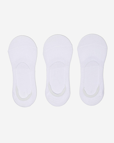 Women's white ankle socks 3 / pack - Underwear
