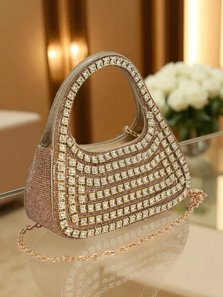 Royalfashion Женская сумка-клатч с цирконами Myra Quill