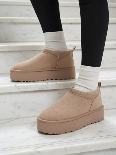 Royalfashion Sieviešu īsie zābaki a'la sniega zābaki Ozozi