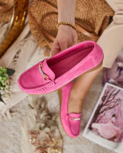 Royalfashion Sieviešu zamšādas mokasīni Ewo