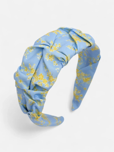 Royalfashion Hairband with Ruching and Print