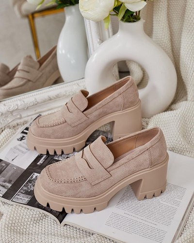 Royalfashion Sieviešu mokasīni uz staba Narvoti