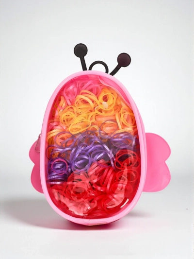 Royalfashion Разноцветные силиконовые резиночки Пчелка