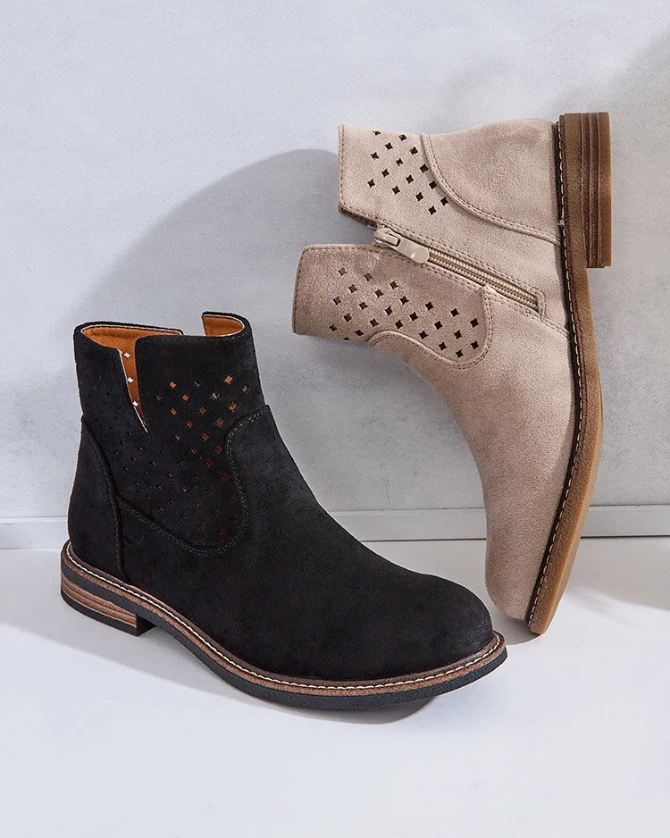 Royalfashion Light brown women's Rito boots