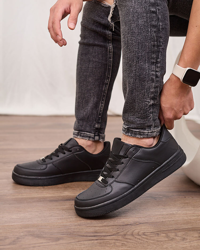 Royalfashion Sporta vīriešu kedas melnā krāsā Suprus