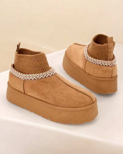 Королевская мода Короткие женские зимние сапоги Нананна