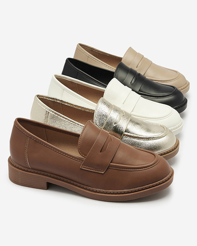 Sieviešu mokasīni melnā krāsā Selenna- Apavi