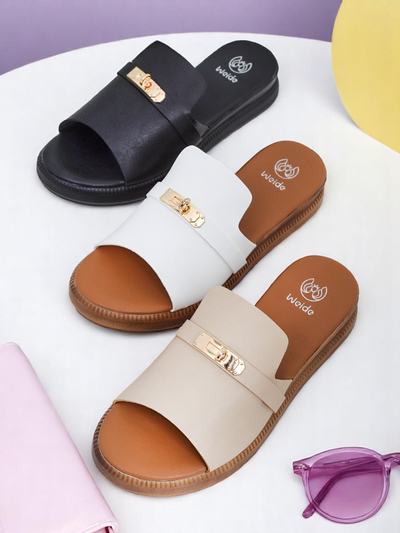 Royalfashion Sieviešu plakanas sandales Raphsody