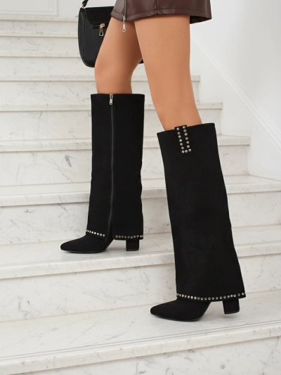 Women's Eco Suede Boots with Bryves Upper