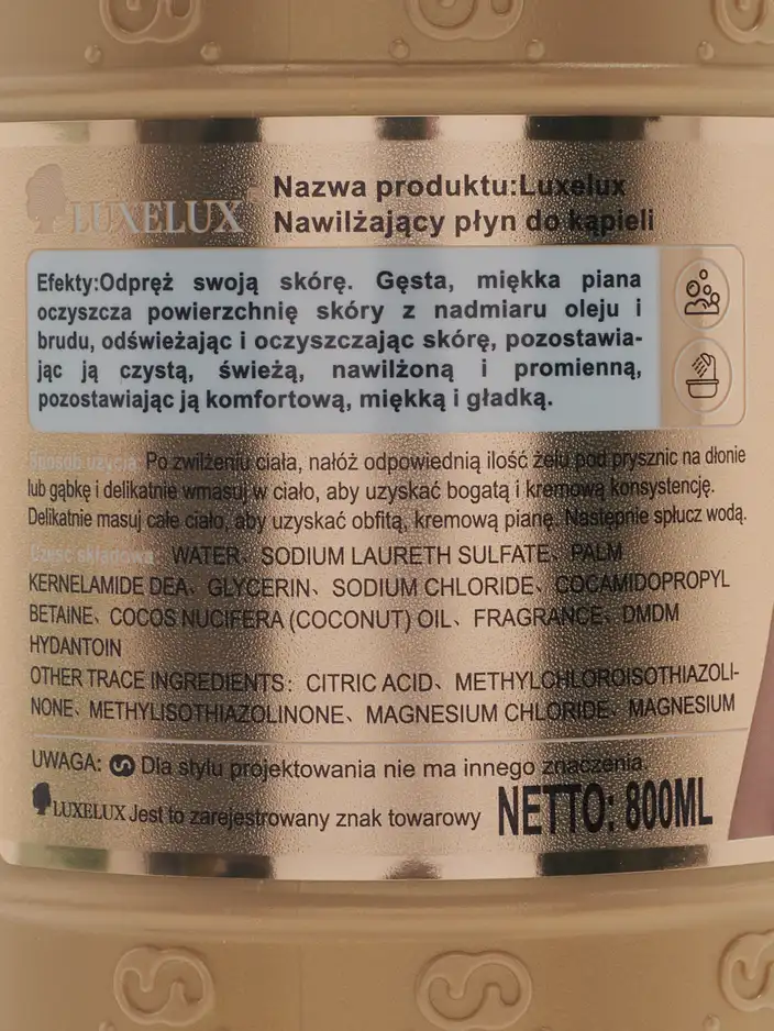 Luxelux Body Wash Gel Bright Embellish 800 ml