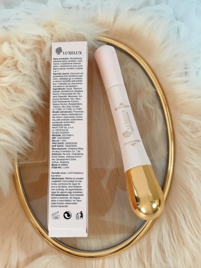 Aurelia Luxelux Concealer – skystas korektorius su plaukų šepečiu 24H Waterproof