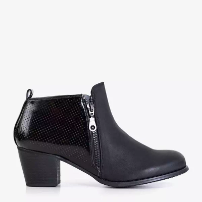 Black women's ankle boots on the Idwin post - Footwear