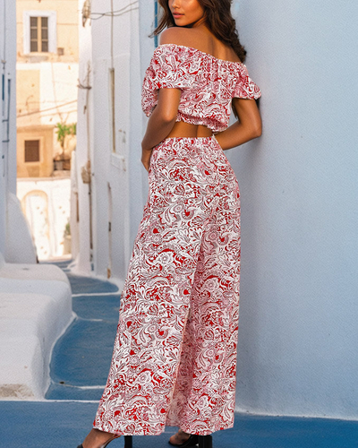 Royalfashion Two-Piece Women's Printed Set