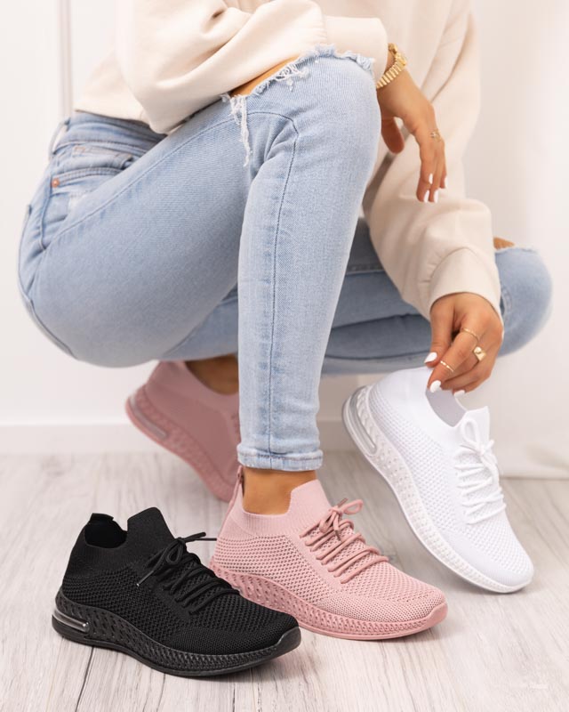 Black Polermo women's sports shoes - Footwear