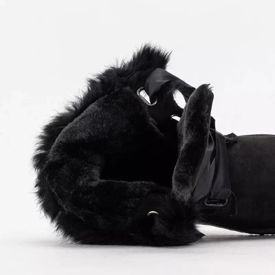 Женские зимние ботинки OUTLET Black от Ritalo - Обувь