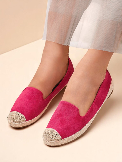 Royalfashion Sieviešu espadrilles no ekomākslīgās zamšādas Bombei