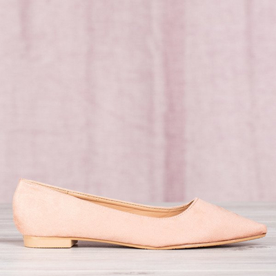 Pink ballerinas with Revissel&#39;s toe nose - Footwear 1