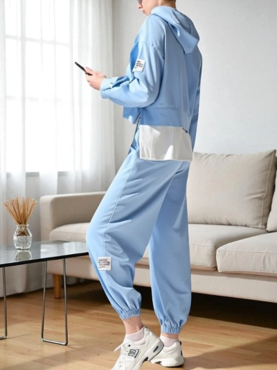 Royalfashion Женский хлопковый комплект с вставкой в виде рубашки