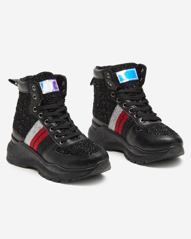 Black Women's Sports Sneakers Hasmali - Footwear