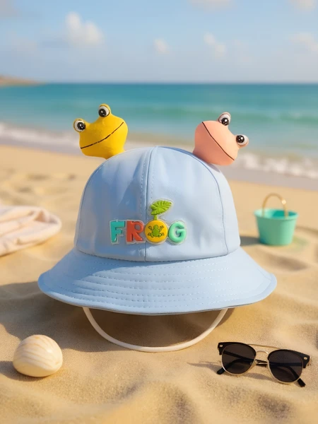 Royalfashion Bērnu panama Cepure ar jautriem ielāpiem