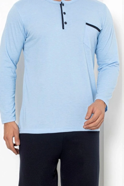 Royalfashion Cotton men's pajamas with pocket