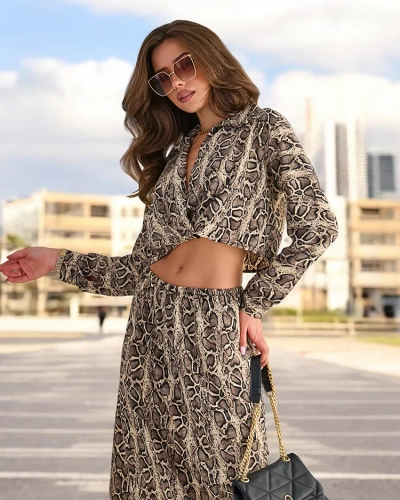Royalfashion Patterned Women's Set