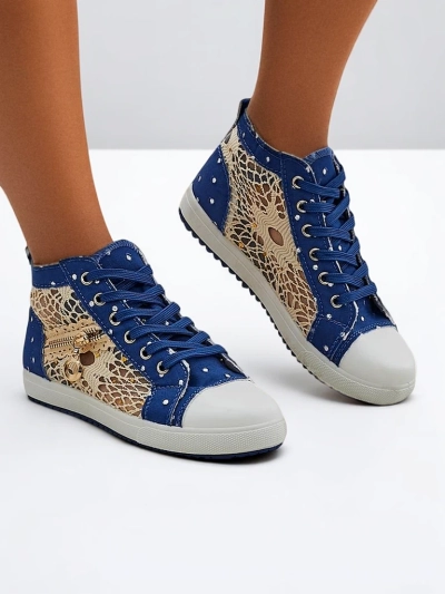 Royalfashion High women's sneakers a'la Jeans