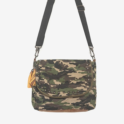 Camouflage embellished bag - Handbags