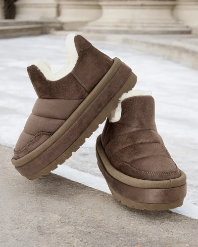 Royalfashion Sieviešu Zoeno īsie zābaki a'la sniega zābaki