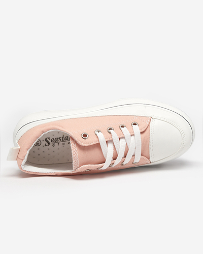Women's powdered sneakers on the Veritar platform - Footwear