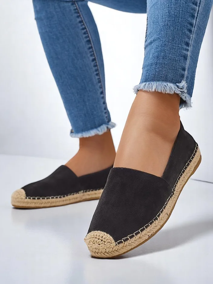 Royalfashion Sieviešu eko-suede espadrillas Loroles