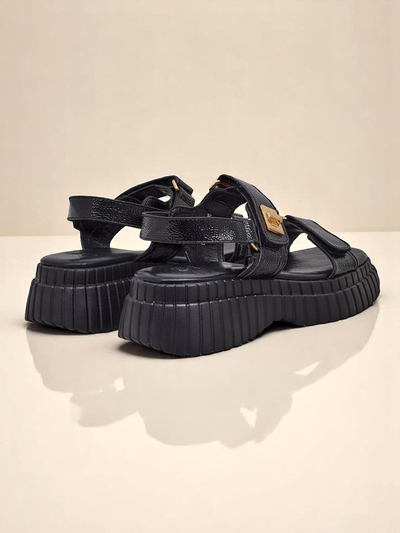 Royalfashion sieviešu sandales uz biezākas zoles Aganda